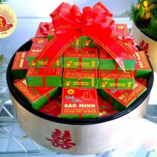 Bánh cốm đám cưới Bảo Minh - Gìn giữ nét đẹp truyền thống