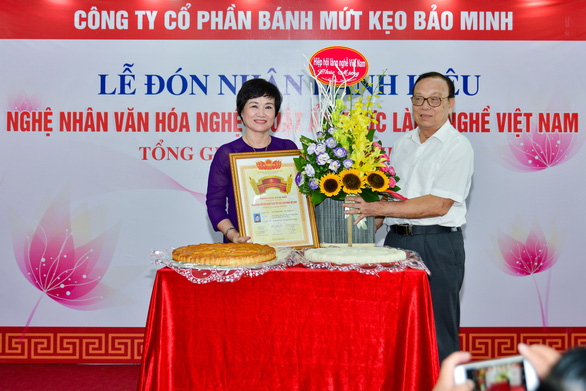 Tổng giám đốc công ty Bánh kẹo Bảo Minh nhận danh hiệu Nghệ nhân - Ảnh 1.
