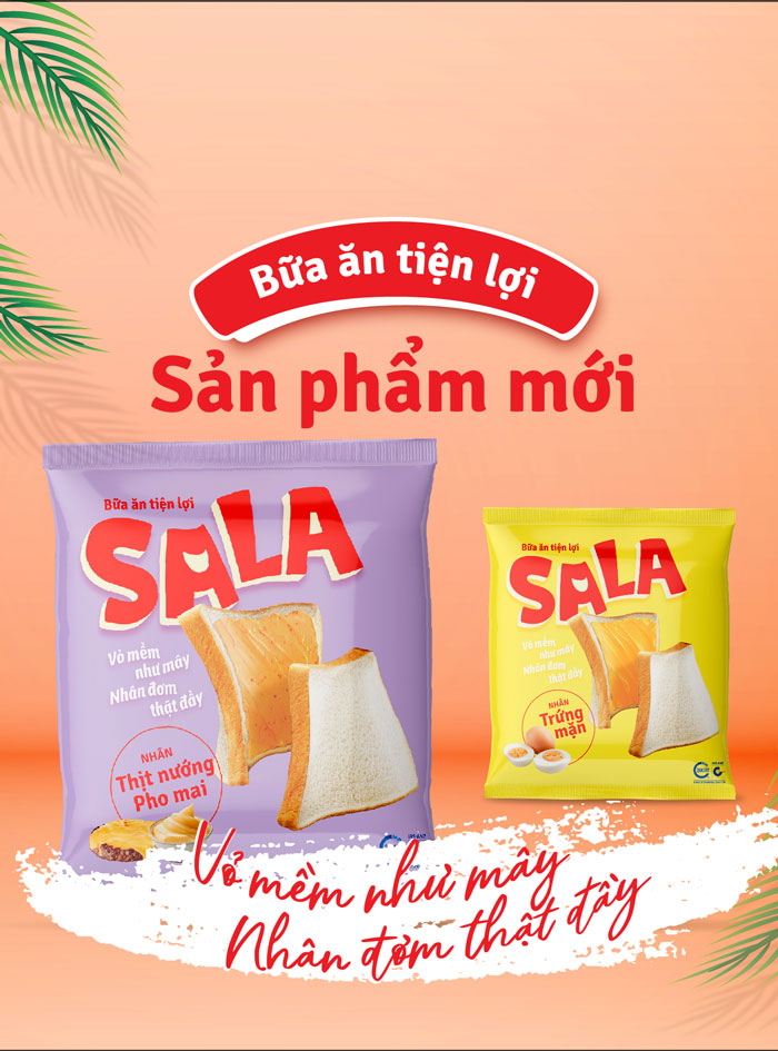 Bánh Sala Bảo Minh - Bánh mì tươi 4 vị | Mua bánh Sala Hà Nội