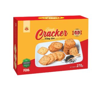 Bánh Cracker Vừng Đen 270g