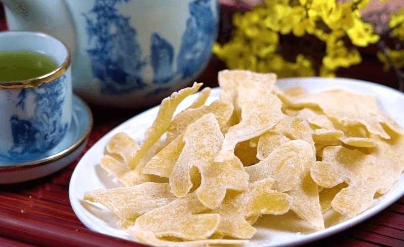 Mứt gừng cay nồng - Món ăn có lợi cho sức khoẻ