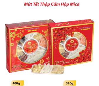 Mứt Tết Thập Cẩm Hộp Mica 320g/400g