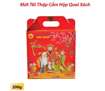 Mứt Tết Thập Cẩm Hộp Quai Xách 200g