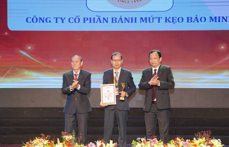 Công ty CP Bánh Mứt Kẹo Bảo Minh Đạt Danh Hiệu Top 3 Thương Hiệu Bánh Kẹo Hàng Đầu Việt Nam