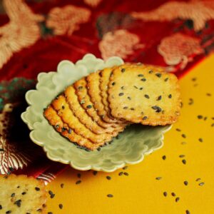 Bánh Cracker Vừng Đen 500g