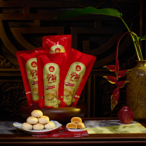 Bánh Pía Đậu Xanh Chay Mini 150g