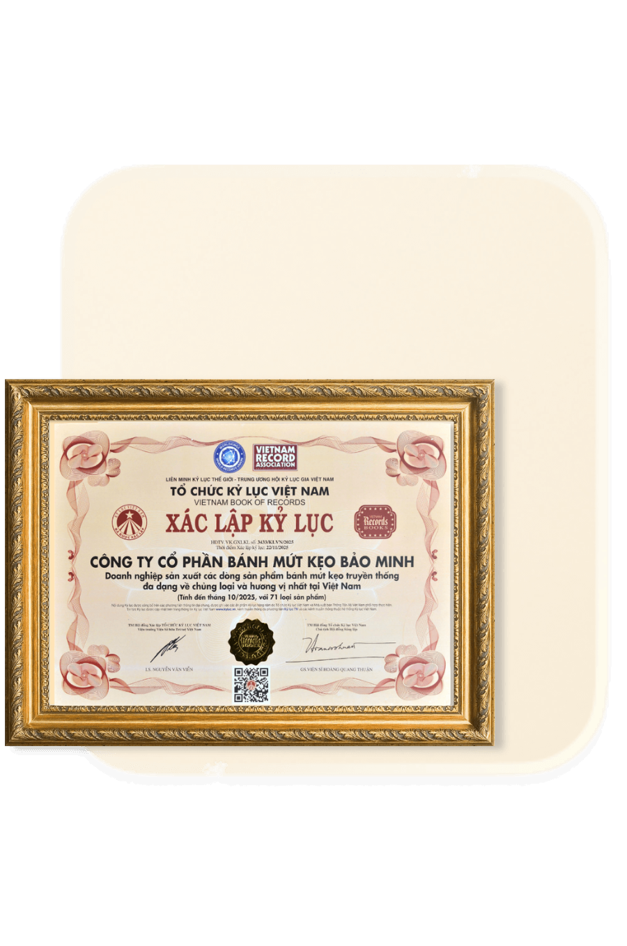 Doanh nghiệp sản xuất các dòng sản phẩm bánh mứt kẹo truyền thống đa dạng nhất tại Việt Nam