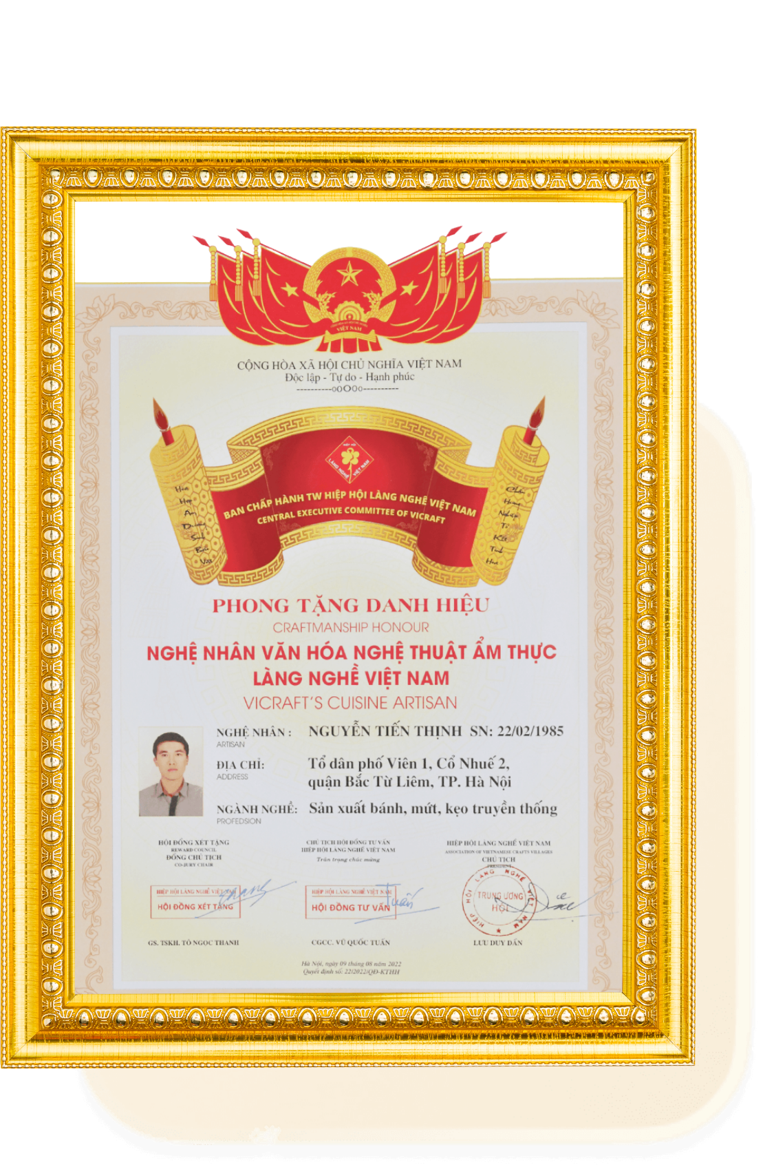 Nghệ nhân Nguyễn Tiến Thịnh